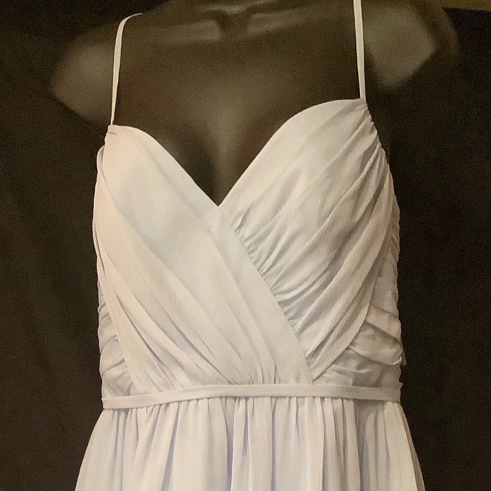 Blue bridesmaid dress